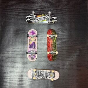 Tech Deck Lot and Hot Wheels Challenge Accepted Board